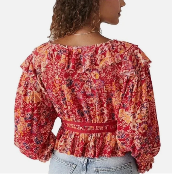 Free People Rudi Ruffle Top - Picture 3 of 12